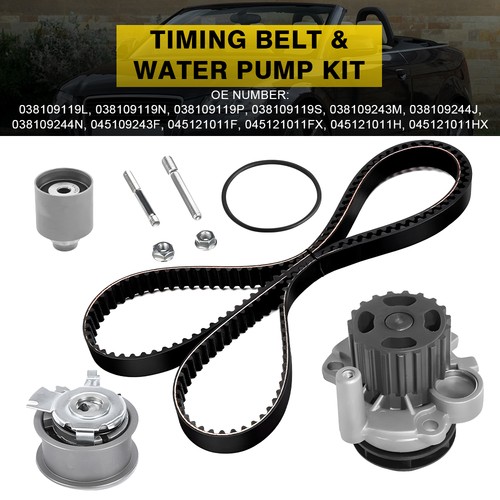 Timing belt water pump kit - belt,