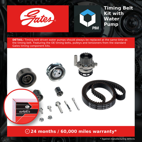 Timing belt water pump - pump, kit