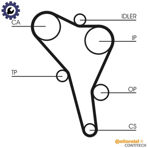 Timing belt kit ct867k4 for - timing,