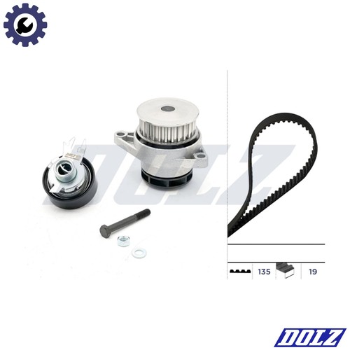 Water pump timing belt - water, &