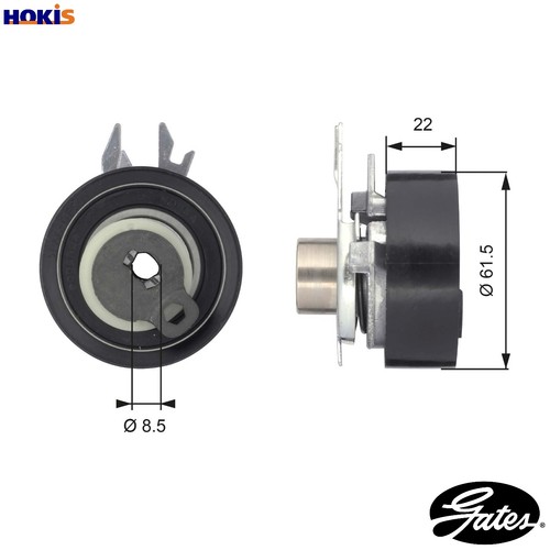 Tensioner pulley timing belt - pulley,