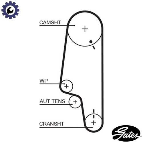 Timing belt 5427xs for - timing, vw